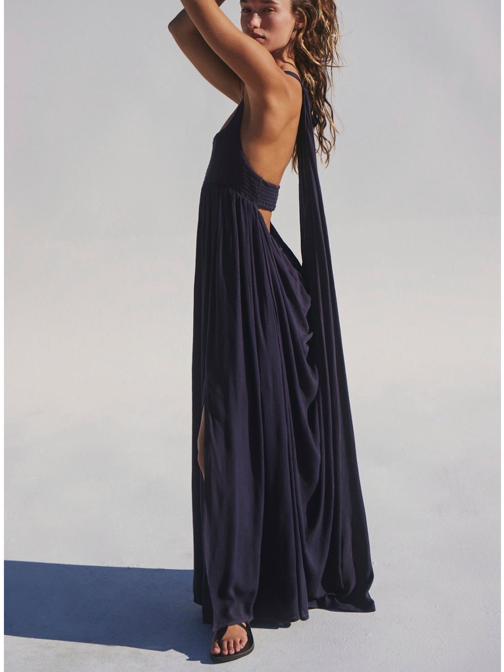 NWT Free People Look My Way Maxi Dress .. with pockets! Tempest S